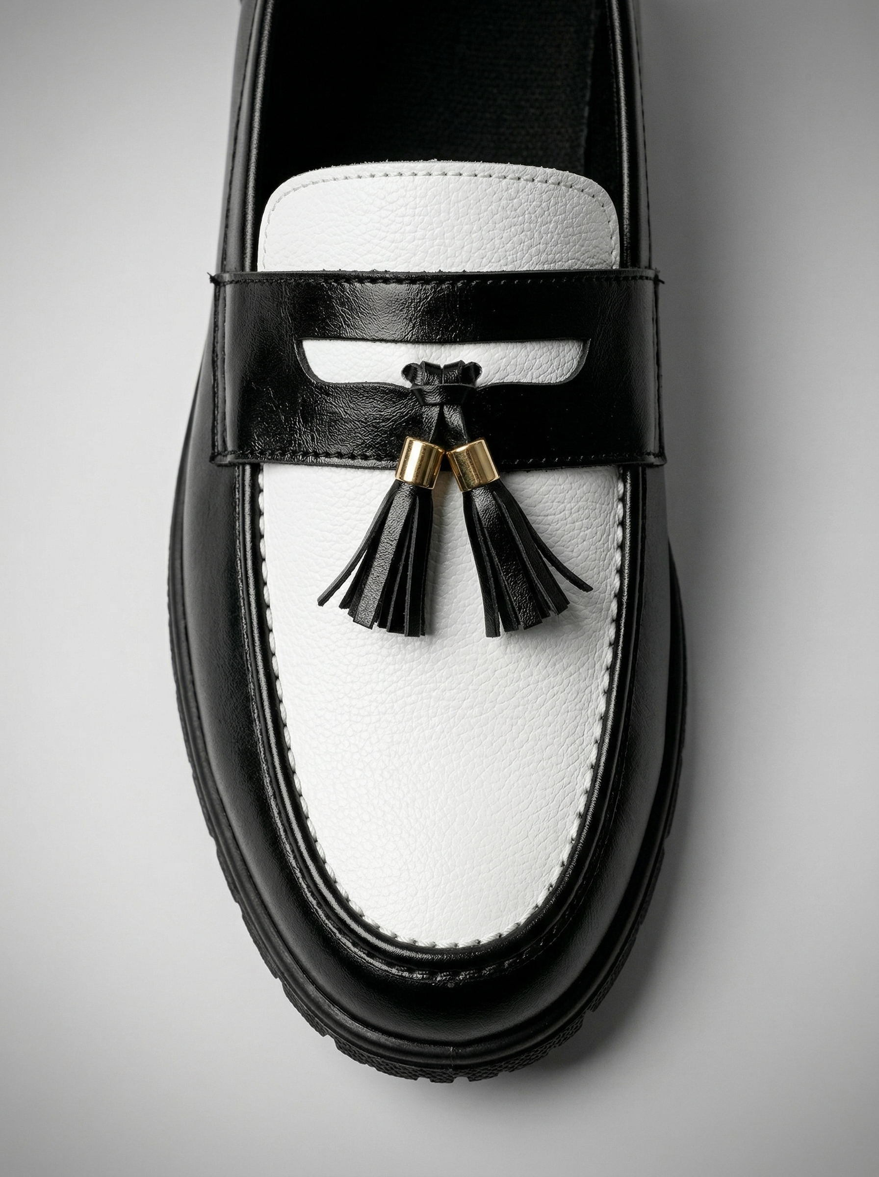 The Montford Two Tone Tassel Loafer